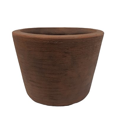 Vaso Cilindro de Polietileno Decorativo para Plantas Jardim