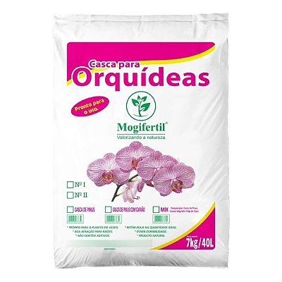 Substrato de Orquídea 40 Litros Pinus Carvão Chips Coco 7kg