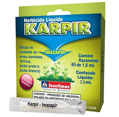 Mata Mato Karpir 7,5ml Concentrado Herbicida Seletivo Faz 5L