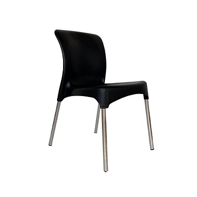 Cadeira Plástico Metal Sec Line Jardim e Área Externa