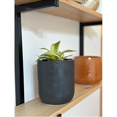 Vaso Cerâmica Decorativo com 14cm Para Plantas - MEK