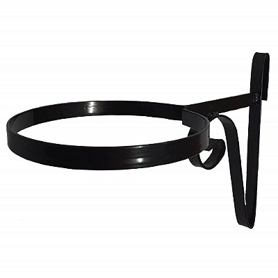 Suporte Vaso Redondo em Jardim Vertical Argola Trabalhada