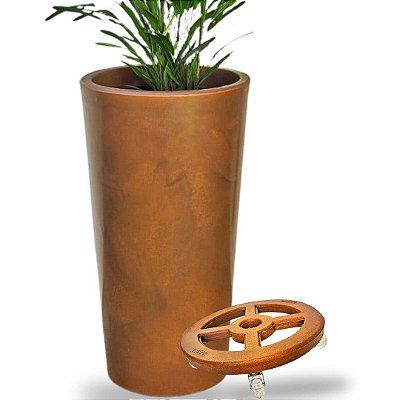 Vaso com Roda - Modelo Damasco Brilhante de 79cm