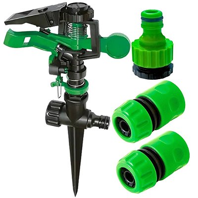 Kit Para Irrigação Engate Rápido Adaptador Torneira Aspersor