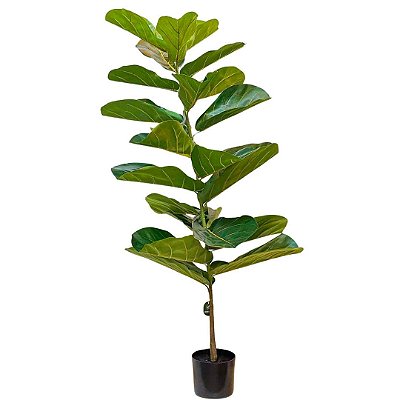 Ficus Lyrata Planta Artificial Grande Árvore Decorativa 1,5m