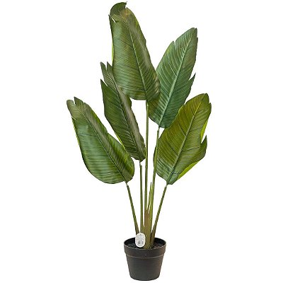 Planta Artificial Bananeira de Jardim Árvore Realista 1,15m
