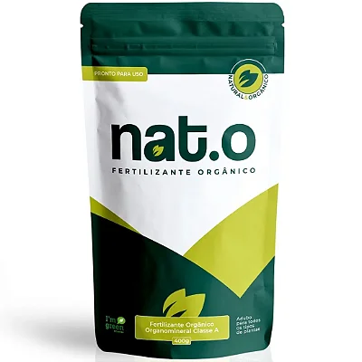 Adubo Fertilizante Orgânico Para Todas Plantas NatO 400g