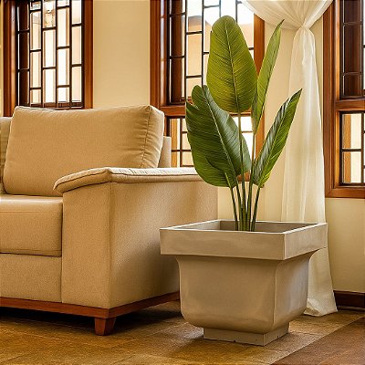 Vaso Para Planta e Decoração Interna Externa Siena 48cm