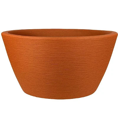 Vaso Bacia Para Planta Pequim Texturizado Decorativo 52x28cm