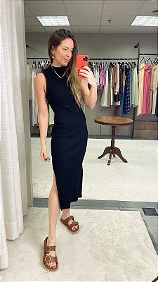 VESTIDO GARRAFINHA TRICOT