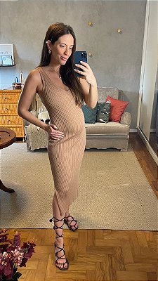 VESTIDO REGATÃO CANELADO