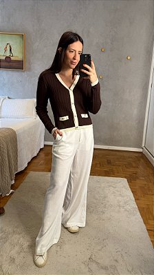 BLUSA PREPPY MANGA LONGA
