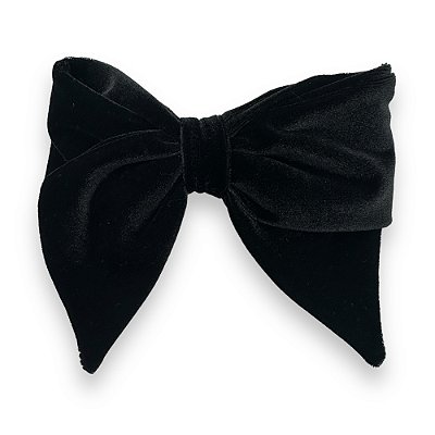 Laço Penelope | Laço preto de veludo | Laço adulto
