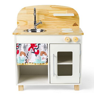 Brinquedo de Madeira Cozinha Infantil - BRANCA