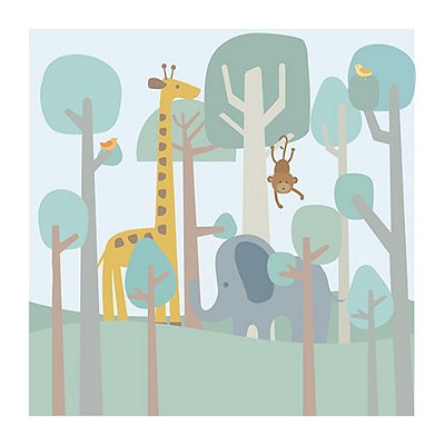PAINEL de Parede - Floresta Suave