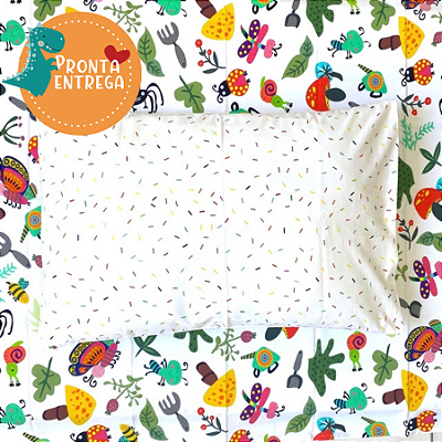 Roupa de Cama Infantil FRONHA - CONFETE - SOLTEIRO