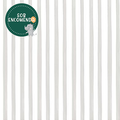 PAPEL de Parede Infantil Listras Aquarelado - CINZA