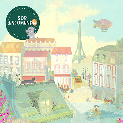 PAINEL de Parede Infantil "Coleção Sheepy" - PARIS