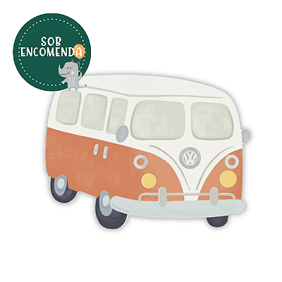 Tapete Vinílico Infantil (playmat) - FORMATO DE KOMBI
