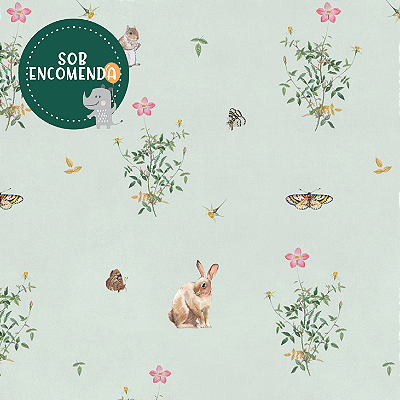 PAPEL de Parede Infantil ARTEO COMPOSÊ BOSQUE - VERDE
