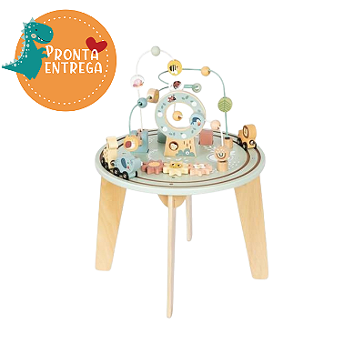 Brinquedo de Madeira - MESA DE ATIVIDADES GRANDE - FLORESTA - TOOKY TOY