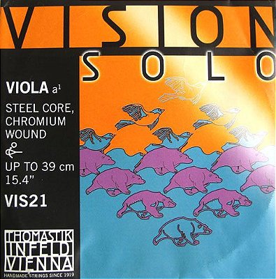 Cordas Thomastik Vision Solo para Viola