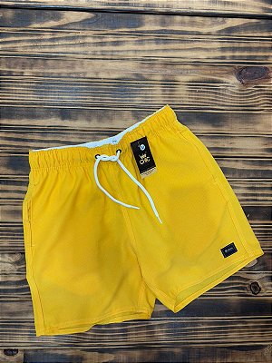 Short Tactel Aron Amarelo.