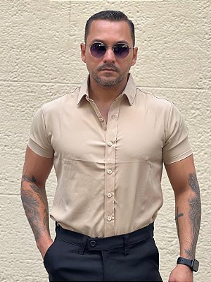 Camisa Exalt Bege.
