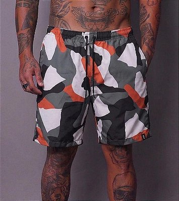 Short SVK Tactel Estampa Camuflada.