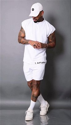 Conjunto Regatão Branco Lacapa.
