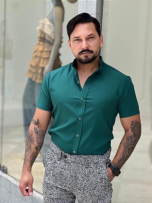Camisa Casual Verde.