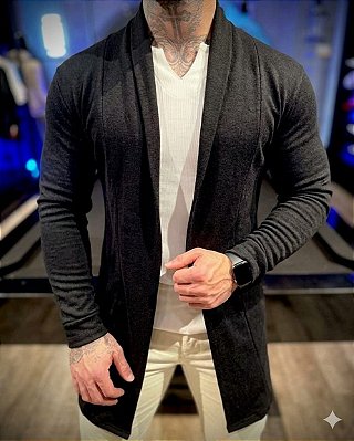 Cardigan Preto Bold of Life.