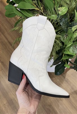 Bota Country Mariah Off White
