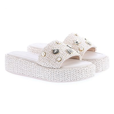 Capri Flatform Off White