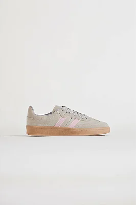 Tênis Samba Cinza com Rosa