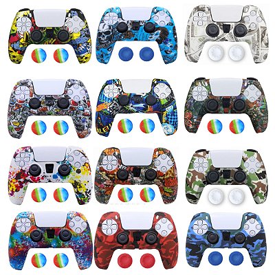 Kit 1 Par Luva Dedo Gamer Case + 1 Gamepad Controle Celular