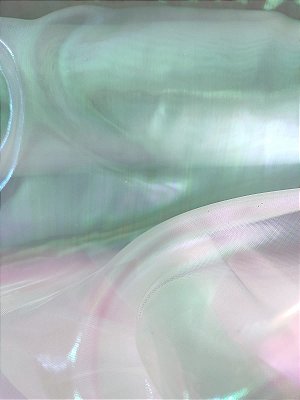 Organza Holografica - Verde