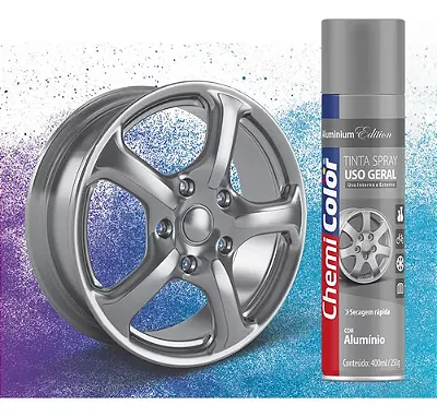 TINTA SPRAY ALUM.RODA CHEMICOLOR