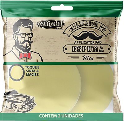 APLICADOR DE ESPUMA MEN - LIMPEZA AUTOMOTIVA