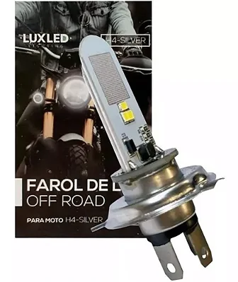 Lampada Super Led H4 Moto 12000 Lumens 6000k 12v - Lâmpada pra moto - Iluminacao Automotiva