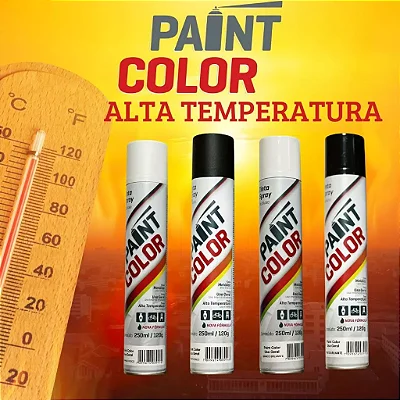 TINTA SPRAY BRANCO FOSCO 250ML/120G USO GERAL - Limpeza Automotiva
