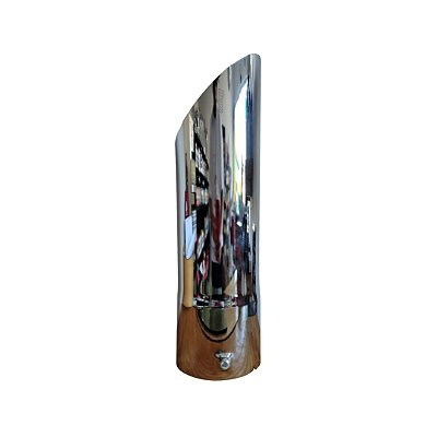 PONTEIRA CROMADA RETA 5 X 450 mm ( MEDIA )