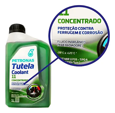 Aditivo verde concentrado PETRONAS COOLANT 11