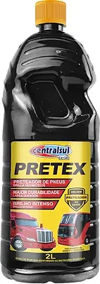 PRETEX - PRETEADOR DE PNEUS 2 LITROS - Pretinho - Limpa Pneus -  Limpeza Automotiva