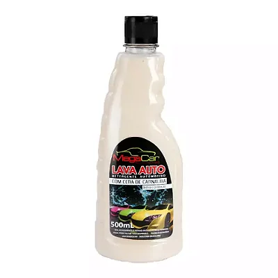 LAVA AUTO COM CERA  500ML - Detergente Automotivo - Shampoo pra  carro - Limpeza Automotiva