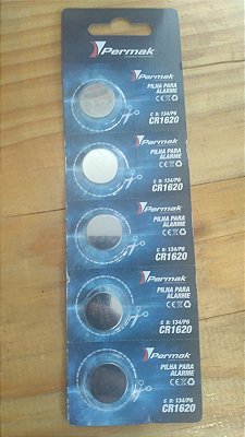 BATERIA para controle Automotivo CR1620 - Unitario