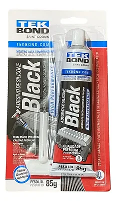 COLA SILIC.ALTA TEMP. 85G BLACK TEKBOND