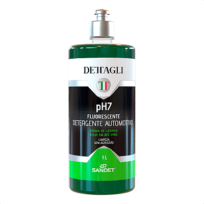 DETERGENTE AUTOMOTIVO PH7 FLUORESCENTE 1L DETTAGLI - Limpeza Automotiva