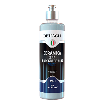 CERA HIDROREPELENTE CERAMICA 500ML DETTAGLI - Limpeza Automotiva