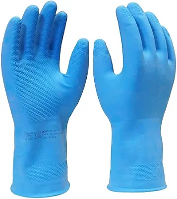 LUVA LATEX AZ.ANT.DER 10XG IMBAT